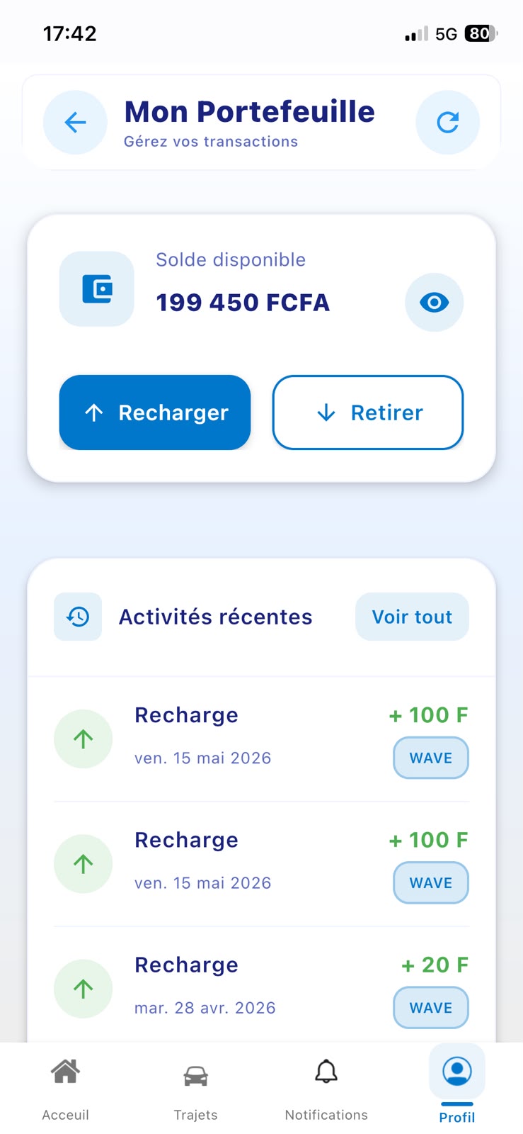 FastFey - Portefeuille Numérique